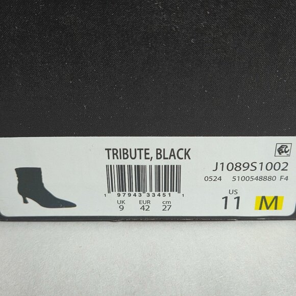 NWT Naturalizer Women's Tribute Black Slouchy Dress Booties - Picture 7 of 8